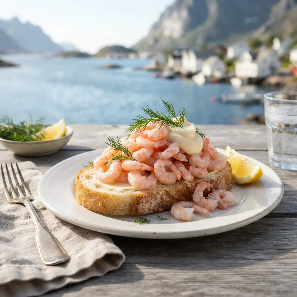 Reker på Brød